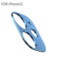 thumbnail image 1 of Phone Camera Cover Aluminum Alloy Phone Camera Lens Film Camera Film Phone Protector, Blue, Replacement for iPhone 12, 1 of 9