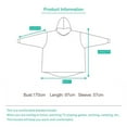 thumbnail image 6 of Oversized Hooded Blanket Sweatshirt,Wearable Blanket Soft Warm Sherpa with Hood Pocket Sweatshirts for One Size Fits All Women Men Teenagers, 6 of 6