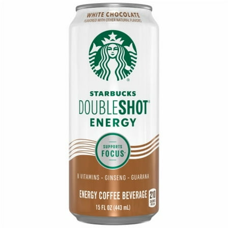 2X-Starbucks DoubleShot White Chocolate Energy Coffee Beverage - 15 fl oz