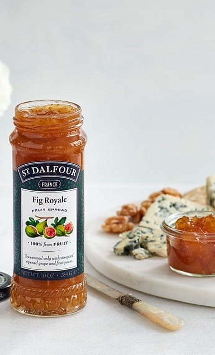 Pack of 6, St Dalfour Fig Royale Fruit Spread, 10 oz