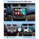 thumbnail image 2 of 2+32G Android 13 Car Stereo Radio for Honda Accord 2003-2007 Built-in with Carplay Android Auto 10in Car Radio with Wifi Bluetooth FM SWC Mirror Link Split Screen + AHD Backup Camera, 2 of 14