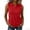 hgg027-Red, variant on Women's Workwear Sleeveless Blouse Collared Button Front Slim Fit Non Iron Professional Breathable Tank