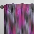 thumbnail image 3 of Designart 'Purple and Black Ikat' Modern & Contemporary Curtain Panel, 3 of 5