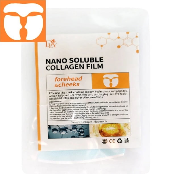 Mascarilla Facial Soluble en papel con película de colágeno, suero de tela antienvejecimiento, relleno Facial Soluble en agua, colágeno completo, Fiming, Lifting, cuidado Facial