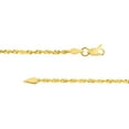 thumbnail image 3 of 14K Yellow Gold Women's 16" 2.15mm Diamond Cut Rope Chain Necklace, 3 of 4