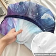 thumbnail image 4 of Twin Sze Fitted Sheet Set - Moon Explosion 2 Piece Bedding Sets 16" Deep Pocket Fitted Sheet with 1 Pillowcase, Modern Abstract Art Galaxy Universe Brushed Microfiber Hotel Luxury Bed Sheets, 4 of 9