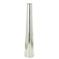 thumbnail image 6 of DecMode 48" Tall Floor Cone Silver Stainless Steel Metal Vase, 6 of 11