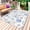 White, variant on Nautical Coastal Outdoor Rug for Patio/Deck/Porch, Non-Slip Large Area Rug 6 x 9 Ft, Ocean Beach Starfish Shell Conch Navy Blue Indoor Outdoor Rugs Washable Area Rugs, Camping Rug Carpet Runner