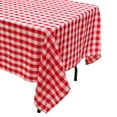 thumbnail image 6 of Topbuy 10-Piece 60"x126" Rectangular Plaid Tablecloth Machine Washable Polyester Table Cover Red, 6 of 6