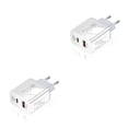 thumbnail image 2 of Adaptador de corriente de carga Inteprter 20 W puerto dual USB para teléfono móvil, 2 of 6
