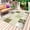 Olive Green, variant on Boho Spring Floral Outdoor Rug 4x6 Ft - Reversible Patio Rug Outdoor Camping Rugs, Retro Flowers Plants Patchwork Grid Green Indoor Outdoor Area Rugs, Non-Slip Outdoor Carpet Runner for Deck/Porch