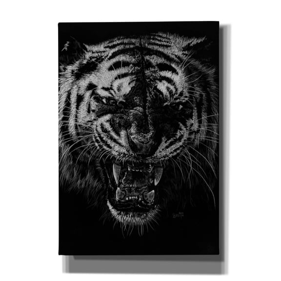 Epic Graffiti 'Rage' by Barbara Keith, Canvas Wall Art, 18"x26"
