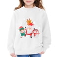 thumbnail image 4 of FDDMis Family Christmas T Shirts Boys Christmas Sweatshirt Boys Long Sleeve Tshirts Orange Tshirt Kids Boy Clothes Size 7 Baby Clothes Boy for Baby, White 7-8 Years, 4 of 6