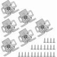 thumbnail image 1 of 12 Pack Double Roller Door Catches with Screws for Cabinet Cupboard Furniture, 1 of 5
