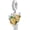 Sunflower Charm, variant on Hamsa Hand Dragon Bible Cross Prayer Charm 925 Sterling Silver Charms Fits Women's Charm Bracelet and Necklace Bead Charms Jewelry Gifts for Sister Friend[l5416]