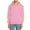 2-Pink, variant on Hjtefg Kids Hooded Sweater, Long Sleeve Pullover with Brushed Interior, Solid Color Casual Outerwear for Toddler to , Cozy All-Day Hoodie,Color: 1-Black Size: 2-3 Years