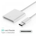thumbnail image 2 of USB-C Card Reader OTG Type-C Phone Laptop Computer Accessories SD-Card Camera Reader OTG Adapter Cable, White, 2 of 6