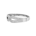 thumbnail image 2 of 4.63Cttw Baguette & Round Cut Diamond Bangle Bracelet 18K White Gold, 2 of 5