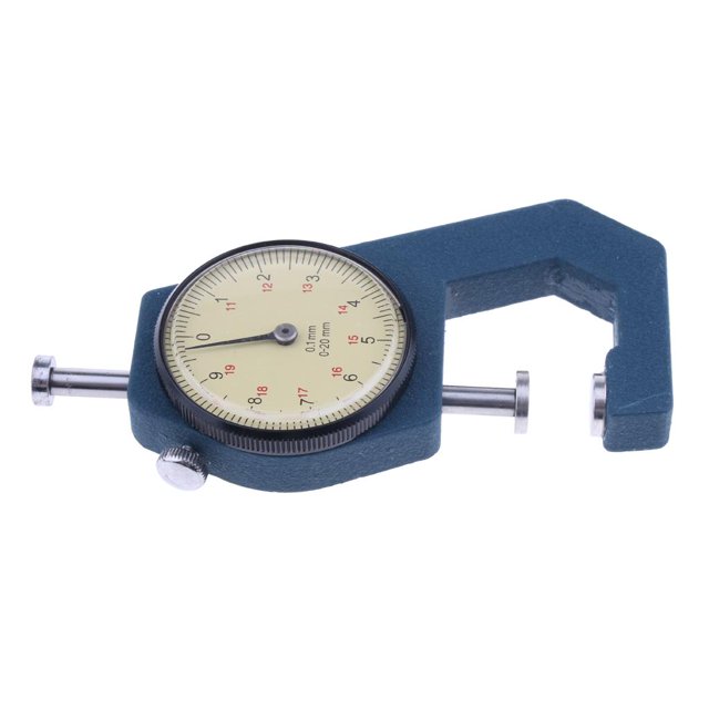 Medidor de Grosor de Cuero Manual de Precisión Sunnimix Acero Inoxidable 0-20mm