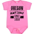 thumbnail image 3 of Inktastic Oregon Awesome Since 1859 Boys or Girls Baby Bodysuit, 3 of 5