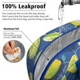 thumbnail image 5 of Lemon Print Lunch Box - Large Capacity Insulated Lunch Tote for Women, Leakproof & Splash-Proof Cooler Bag for Office, School (Vintage Lemon & Flowers Design), 5 of 5