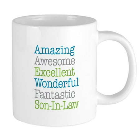 

CafePress - Son In Law Amazing Fantastic 20 Oz Ceramic Mega Mu - 20 oz Ceramic Mega Mug