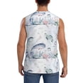thumbnail image 4 of Gaeub Sea Animals Men's Sleeveless Muscle Shirts Workout Tank Tops, Odor Protection and Comfortable - Large, 4 of 8