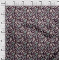 thumbnail image 3 of oneOone Georgette Viscose Brown Fabric Batik Sewing Craft Projects Fabric Prints By Yard 42 Inch Wide, 3 of 5