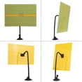 thumbnail image 2 of ZOUSSIQI Dent Reflector Board, Paintless Dent Repair Removal Tool Line Board Reflector Board Yellow and Blue Color 8.26'' x 11.81'' CA919-29586, 2 of 9