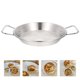 thumbnail image 3 of Partido de bocadillos de acero inoxidable Fiesta de comida frita Restaurante French Fries Plate, 3 of 6