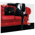thumbnail image 3 of Empire Art Direct The Gentleman Frameless Free Floating Tempered Glass Panel Graphic Wall Art, 48" x 32", Ready to Hang, 3 of 9