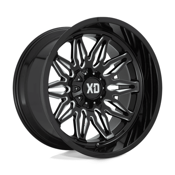 XD Aluminum Rim XD859 GUNNER 20X10in Gloss Black Milled Finish, XD85921067318N
