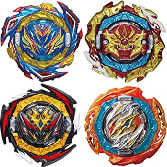 Bey Battling Top Burst Evolution Combination 4D Series, 4pcs Speed Gyro Metal, 2 throwers Set with Launcher Blade Set(Upgraded Bey 4 Set)