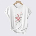 thumbnail image 4 of Women's Tops Under $5 XL Printed Casual Short Sleeved T-shirt Comfortable Top, 4 of 4