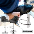 thumbnail image 4 of FDW Bar Stool with Adjustable Height, Black, Set of 2, 4 of 7