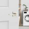 thumbnail image 3 of Kwikset 407CSLSQT-15 Casey Passage Door Lever Set - Nickel, 3 of 7