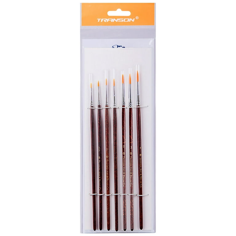 UEETEK 12pcs Brush Set Nylon Hair Paintbrush Set Artist Watercolor Acrylic Oil  Painting Supplies 