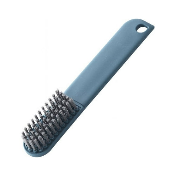 Laundry Brush Plastic Shoe Brush, Comfortable to Touch, Clothes Cleaner, Shoe Polisher, Soft Cleaning Brush with Holes 19.5*3.2CM blue