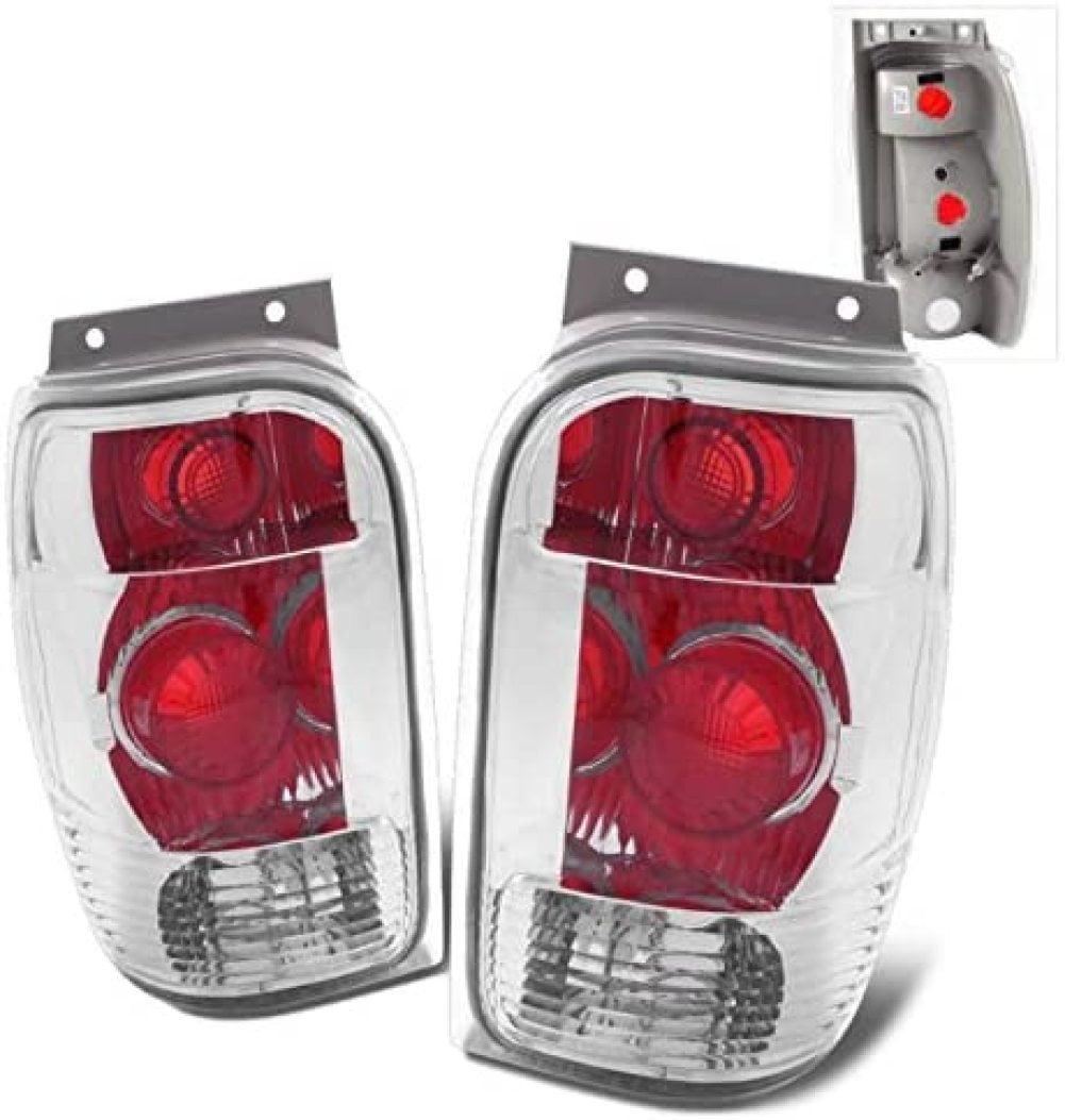 SPPC Chrome Euro Tail Lights For Ford Explorer (Pair)