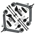 thumbnail image 1 of Detroit Axle - 4WD Front 12pc Suspension Kit for Dodge Ram 1500, 2002 2003 2004 2005, 2 Upper Control Arms 2 Lower Ball Joints 2 Sway Bar Links 4 Outer & Inner Tie Rod Ends 2 Boots Replacement, 1 of 5