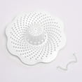 thumbnail image 6 of Zenghuiiii Hair Catcher Bathroom Tub Strainer In White Home Bathroom Drain Hair Stopper Strainers Drainer Things Fr Garage Fr Men, 6 of 7