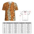 thumbnail image 2 of Leopard Print Pattern Women's Short Sleeve T-Shirt Crew Neck Casual Summer Trendy Loose Fit Tops, 2 of 6