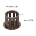 thumbnail image 2 of Uxcell 32Pcs Plastic Hole Plugs, Flush Type Panel Hole Plugs Insert End Caps for Locking Hole Furniture Cabinet 10mm Brown, 2 of 6