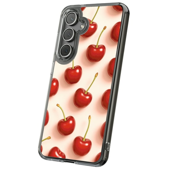 For Samsung Galaxy S20 Ultra, Hybrid Clear, Cherry Delight Print, USA