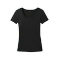 thumbnail image 5 of District Made Ladies Perfect Weight Scoop Tee-4XL (Jet Black), 5 of 6
