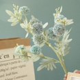 thumbnail image 4 of 9 Heads Long Stem Dandelion Flower Ball Branch Plastic Artificial, 4 of 5