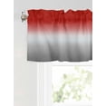 thumbnail image 6 of Valances for Windows Abstract Rod Pocket Cafe Window Treatments Valance Curtains for Kitchen Bathroom Laundry Basement Windows 42"x12", 6 of 9