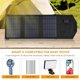 thumbnail image 2 of 10.5W Foldable Solar Panel Portable Solar Power Solar Panel Solar Module Panel Portable High Efficiency Solar Panel with USB Port, 2 of 5