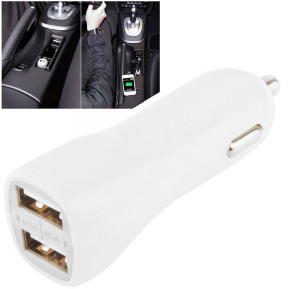 Car Charger Adapter - 2.1A & 1.0A Dual USB Car Charger Adapter for iPhone 5 / iPad mini / mini 2 Retina / iPod touch 5 / 6, Samsung / HTC / LG / Sony