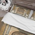 thumbnail image 4 of Designart 'Old Wooden Door With Carvings in Paris, France' Vintage Duvet Cover Set, 4 of 4